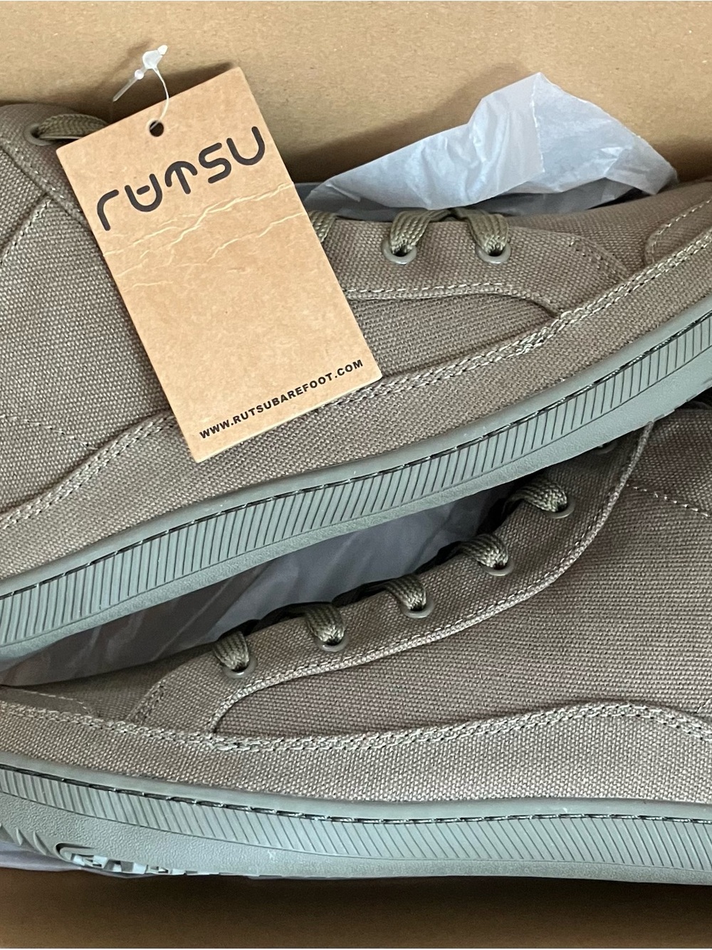 Rutsu Original Barefoot Sneakers High Mushroom Brand New 10W 8M